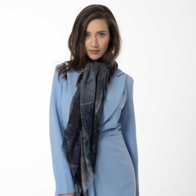 Luxury merino wool scarf—Bride In The Storm, perfect for any occasion
