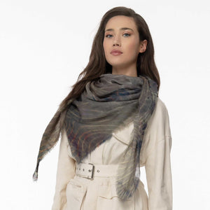 Glorious Mess Merino Wool Scarf Lifestyle